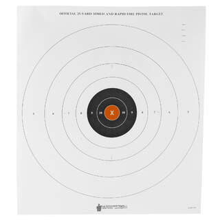 Action Target B-8 Orange Center Paper 21"x24" 100 Pack