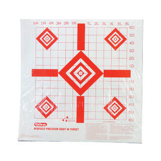 Target Sighting In 100 yd. Light Paper Red 14" x 14", 100 Count