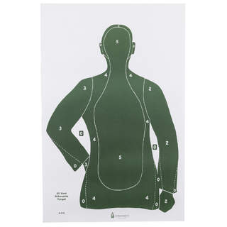 Action Target B-21E Green Cardstock 23" x 35" 100 Pack